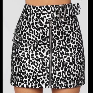 Leopard Print Skirt